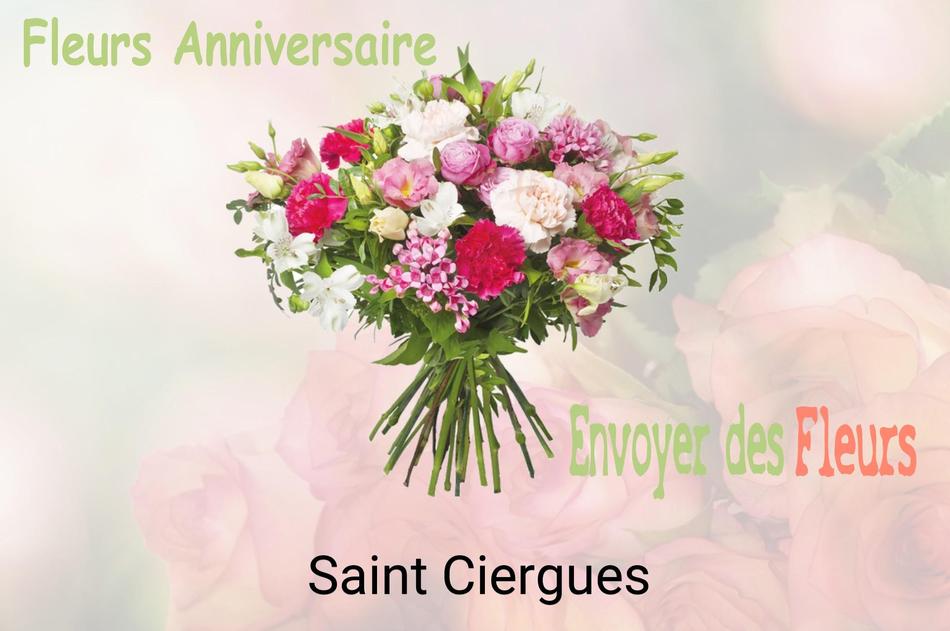 Bouquet de fleurs d’anniversaire livré à Saint-Ciergues